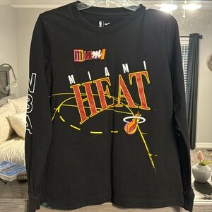 Long sleeve Miami Heat T-shirt, brand new with tags